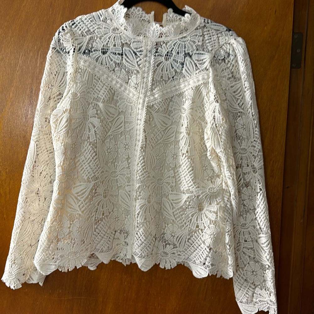 Ultra Pink - Lace Blouse
